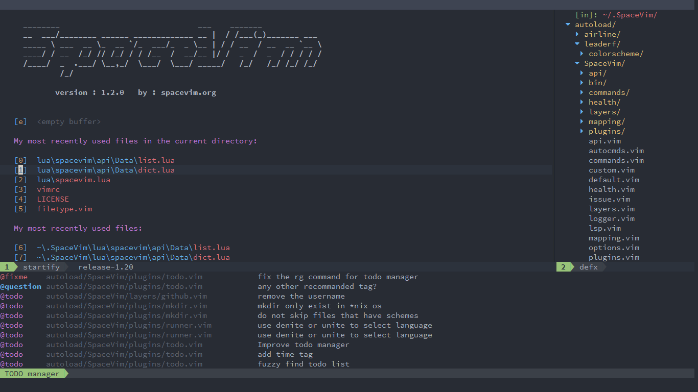 Documentation SpaceVim