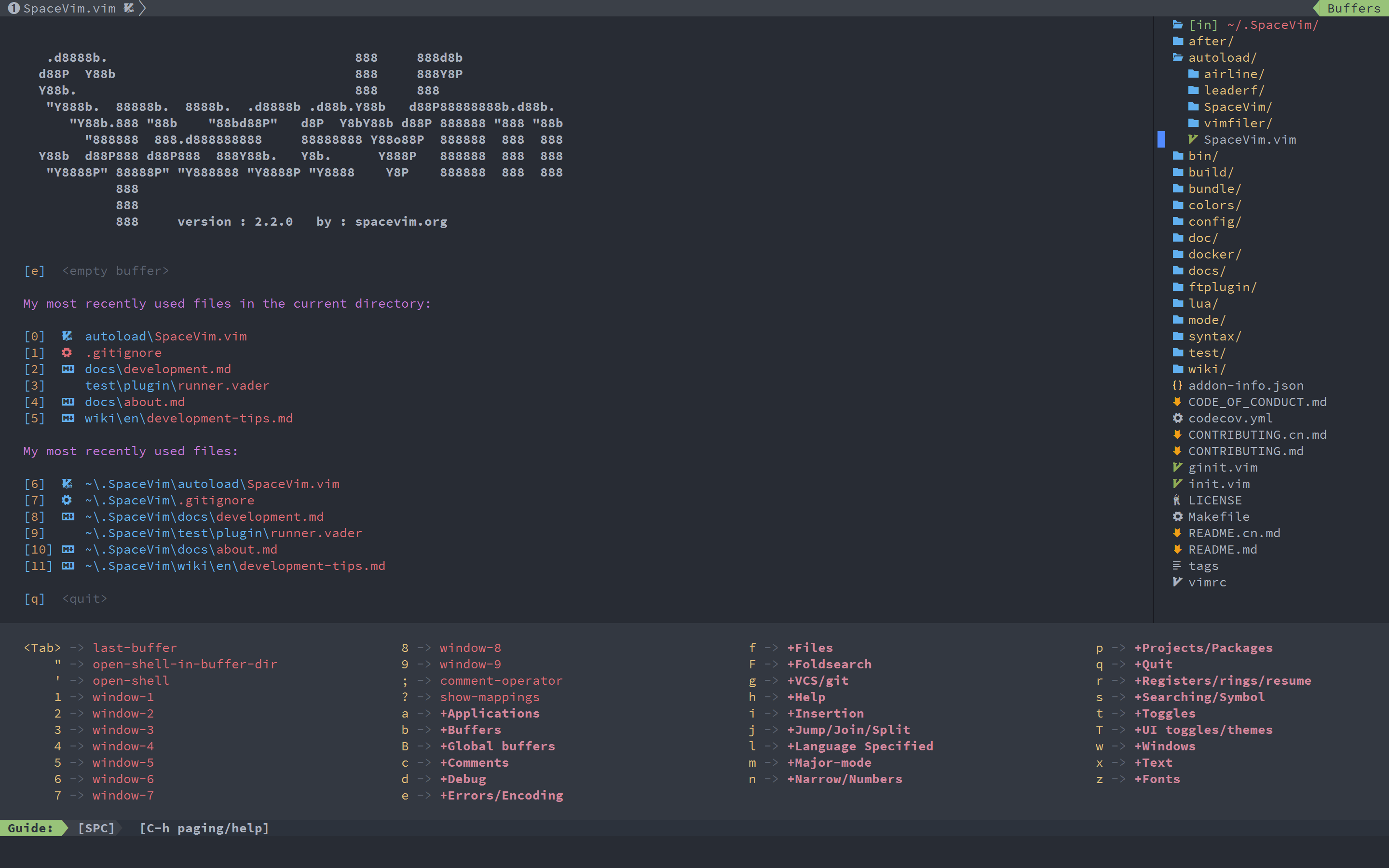 Spacegray.vim - An elegant dark colorscheme for Vim : vim online